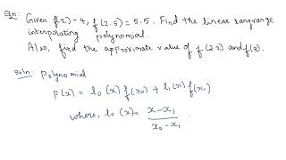 Finding Polynomial 🧐using Lagrange Linear interpolation  Numerical Analysis in Tamil🤩🦾 [upl. by Hamirak]