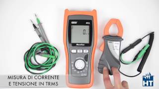 Misure di corrente e tensione M75 HT Instruments [upl. by Yasmeen547]