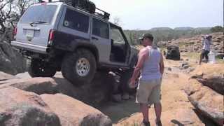 Jeeps at Katemcy Rocks Rock Crawling Texas Style Fenceline Trail [upl. by Armyn517]