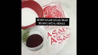 Menu Ramadhan  AgarAgar Sirap Buah Laici amp Nenas agaragar agaragarsirap agaragarbuah agarlaici [upl. by Gonsalve]