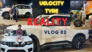 Ye hota hai Velocity Tyre pe 😢 ScorpioN 20inch Alloy  Vlog 02  JSTS Fitness [upl. by Annekam]