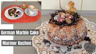 German Marble Cake  Marmor Kuchen  Noricious Fano [upl. by Laitselec525]