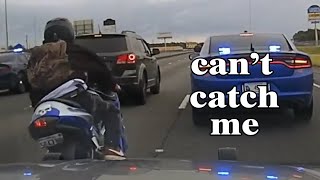 When Idot Bikers try to Evade Police [upl. by Annodahs]