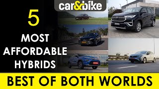 5 MOST AFFORDABLE STRONGHYBRID CARS IN INDIA [upl. by Moon]