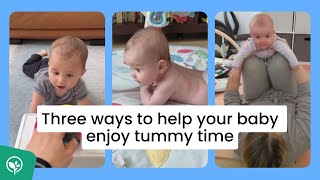 3 tips to help your baby enjoy tummy time baby tummytime [upl. by Latsyek596]