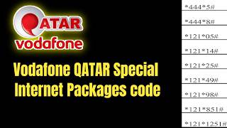 Vodafone QATAR internet Packages amp 3G4G internet offer [upl. by Esli]