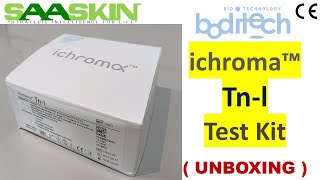 Boditech  ichroma™ Troponin I TnI  Test Kit  UNBOXING  13011  Medical FIA [upl. by Nosyk]