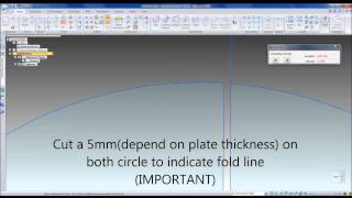 Sheet Metal Cone in Solid Edge V2 [upl. by Frederiksen]