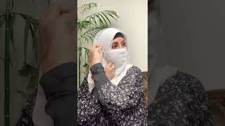 Niqab tutorial  Hijab Styles  Niqab with Hijab  Full coverage [upl. by Aihsemaj268]