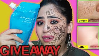 Viral Salicylic Acid Ice Cream Mask  Remove Open Pores Blackheads in Minutes  GIVEAWAY [upl. by Musa524]