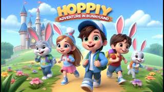 Hoppity Adventure in Bunnyland – A Whimsical Journey of Fun and Friendship Happily Song KIDS [upl. by Salba]