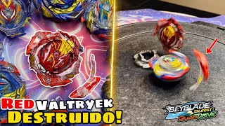 ULTÍMATE RED VALTRYEK ES DESTRUIDO POR VALT AOI Beyblade Burst  NeozBey beybladeburst beyblade [upl. by Lyrehs807]