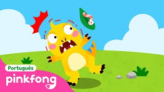 O Assustado Bebê TRex 🦖  Dinossauros  Pinkfong Bebê Tubarão Canções para Crianças [upl. by Ralf]