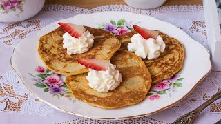 Tortitas de avena y plátano  Sin azúcar solo 3 ingredientes y en 5 minutos [upl. by Aivad]