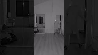 Burglary Caught on Inside Home CCTV Camera Intruder Breaks In [upl. by Dnomad]