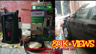 Bosch Universal Aquatak AQT 125bar 1500watt High Pressure Washer Unboxing And Review [upl. by Novanod]