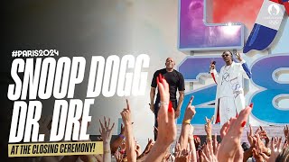 Snoop Dogg amp Dr Dre at the Paris2024 Closing Ceremony [upl. by Jauch]