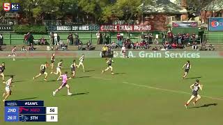 Rd 17 Hostplus SANFL Snapshot  Norwoods Matt Ling produces give and go sidestep goal [upl. by Attenrev510]