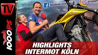 INTERMOT Köln 2018  Die Motorrad Neuheiten 2019  Messerundgang [upl. by Anilesor102]