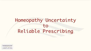 Homeopathy Uncertainty to Reliable Subscribing [upl. by Stesha504]