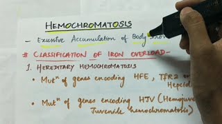 Hemochromatosis  Pathology  Handwritten notes [upl. by Neroled]