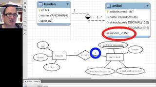 ERDiagramme mit MySQLWorkbench erstellen deutsch [upl. by Clere931]