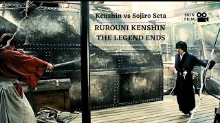 Kenshin vs sojiro final battle rurouni kenshin the legend ends samurai x [upl. by Ennalorac366]