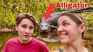 INSANE ALLIGATOR FEEDING with JACOB FEDER [upl. by Harbison]