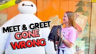 Baymax Meet amp Greet Did NOT Go As Planned 😳🎒 Disney Dream FLOPS [upl. by Nej]