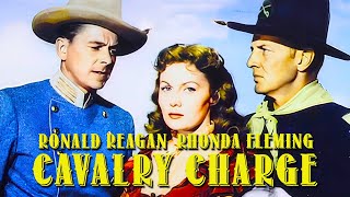 Cavalry Charge 1951 Western  Ronald Reagan  Rhonda Fleming in Technicolor [upl. by Urana420]