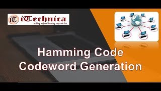 16 Hamming Code Codeword Creation with example [upl. by Niobe]