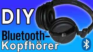 Bluetooth Kopfhörer selber bauen  Tutorial  schnell und einfach [upl. by Assirek]