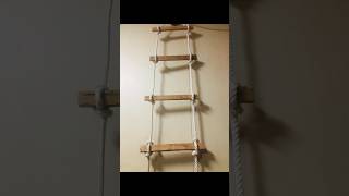 Marlinspike Hitch  making rope ladder using by marlinspike hitch knot shorts diy how skills [upl. by Einre]