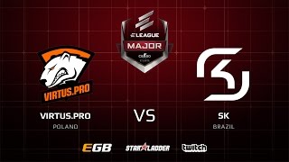 Virtuspro vs SK map 2 cobblestone ELEAGUE Major 2017 [upl. by Niamor]