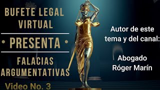 Falacias argumentativas 3 [upl. by Merriman]