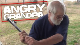 ANGRY GRANDPA DESTROYS DRYER [upl. by Neural]