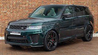 2020 Range Rover Sport 50 SVR  British Racing Green  Walkaround amp Interior 4K [upl. by Ariaic384]