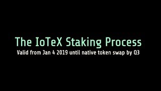 IoTeX Staking Process  iotexlabio [upl. by Snapp]