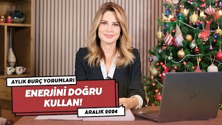 Enerjini Doğru Kullan  Aralık 2024 Aylık Burç Yorumları  Hande Kazanova ile Astroloji [upl. by Falito916]