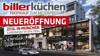 Neueröffnung billerküchen in München  Landsberger Straße 380 a [upl. by Esidnak]