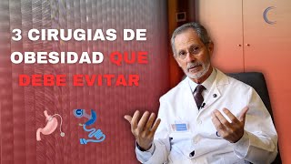 3 CIRUGIAS DE OBESIDAD que DEBES EVITAR  Preguntas Frecuentes [upl. by Ytak]