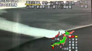 Earthquake and Tsunami March 11 2011 Japan Miyagi Sendai 東北地方太平洋沖地震津波 [upl. by Wilkey]