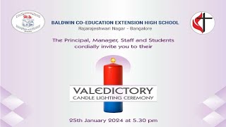 Valedictory amp Candle Lighting Ceremony  LIVE [upl. by Eilahs]