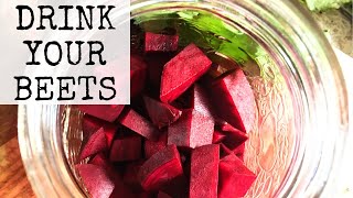 Beet Kvass Recipe How to Make this Delicious Probiotic Beverage in a Mason Jar [upl. by Anielram]