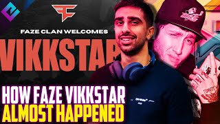 FaZe Vikkstar ALMOST Happened KSI Calls Him Snake as a Joke [upl. by Margit]