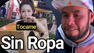 Influencer coreana se dejó tocar en plena calle [upl. by Kimon299]