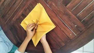 TUGAS TUTORIAL FOLDING NAPKIN [upl. by Nicolais853]