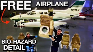 FREE Abandoned Airplane Detail with Rebuild Rescue 401 Cessna [upl. by Emeline]