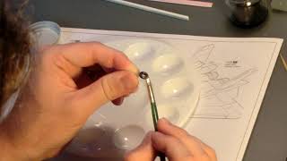 Painting Your Model  The basics of using Testors Enamel Model Paint [upl. by Radmilla495]