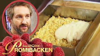 Cheese Aufgabe Eins fordert kreative Käsekuchen  12  Aufgabe  Das große Promibacken  SAT1 [upl. by Atterol]